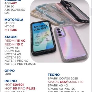 360° Case Pedrería Transparente