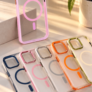 Clear Case MagSafe Metalizado